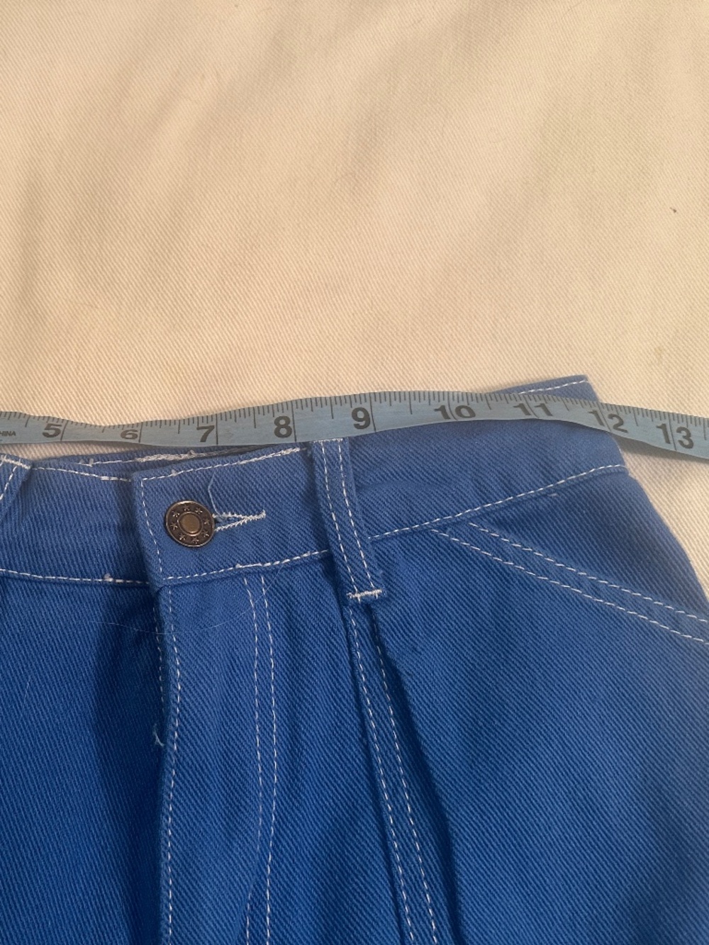 NWOT LIONESS MIAMI VICE SLOUCHY WIDELEG CARGO PANTS COBALT BLUE XS - Picture 8 of 9